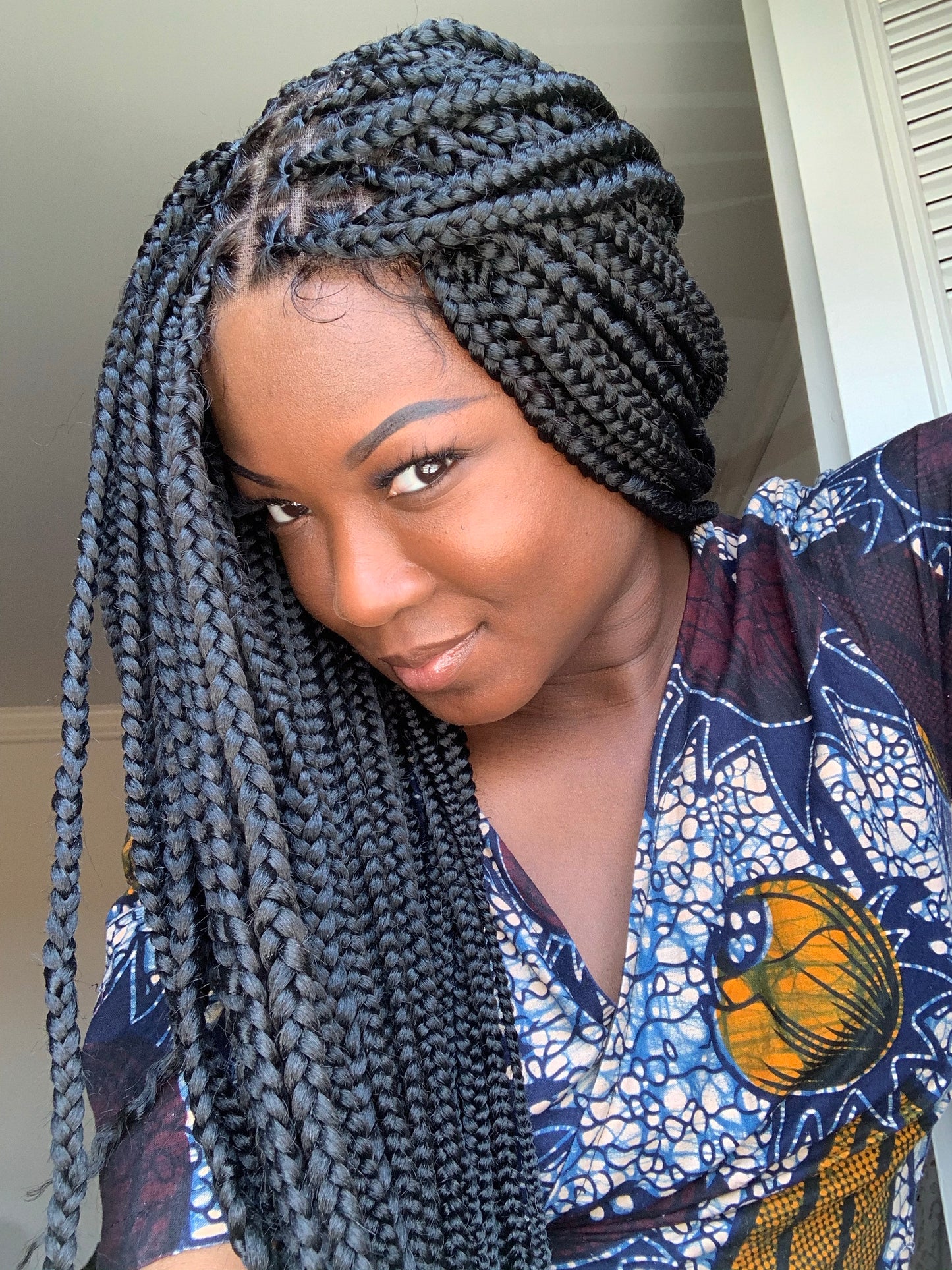 KEVA Knotless Braided Wig