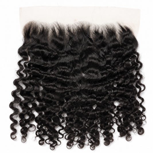 Raw Burmese Curly Frontal