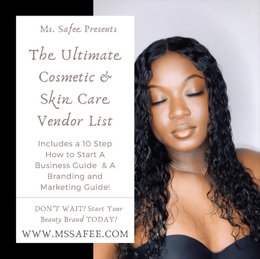 Cosmetic & Skin Care Vendor List